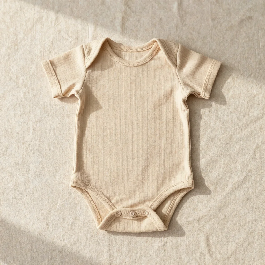 Body de Algodão Orgânico Canelado