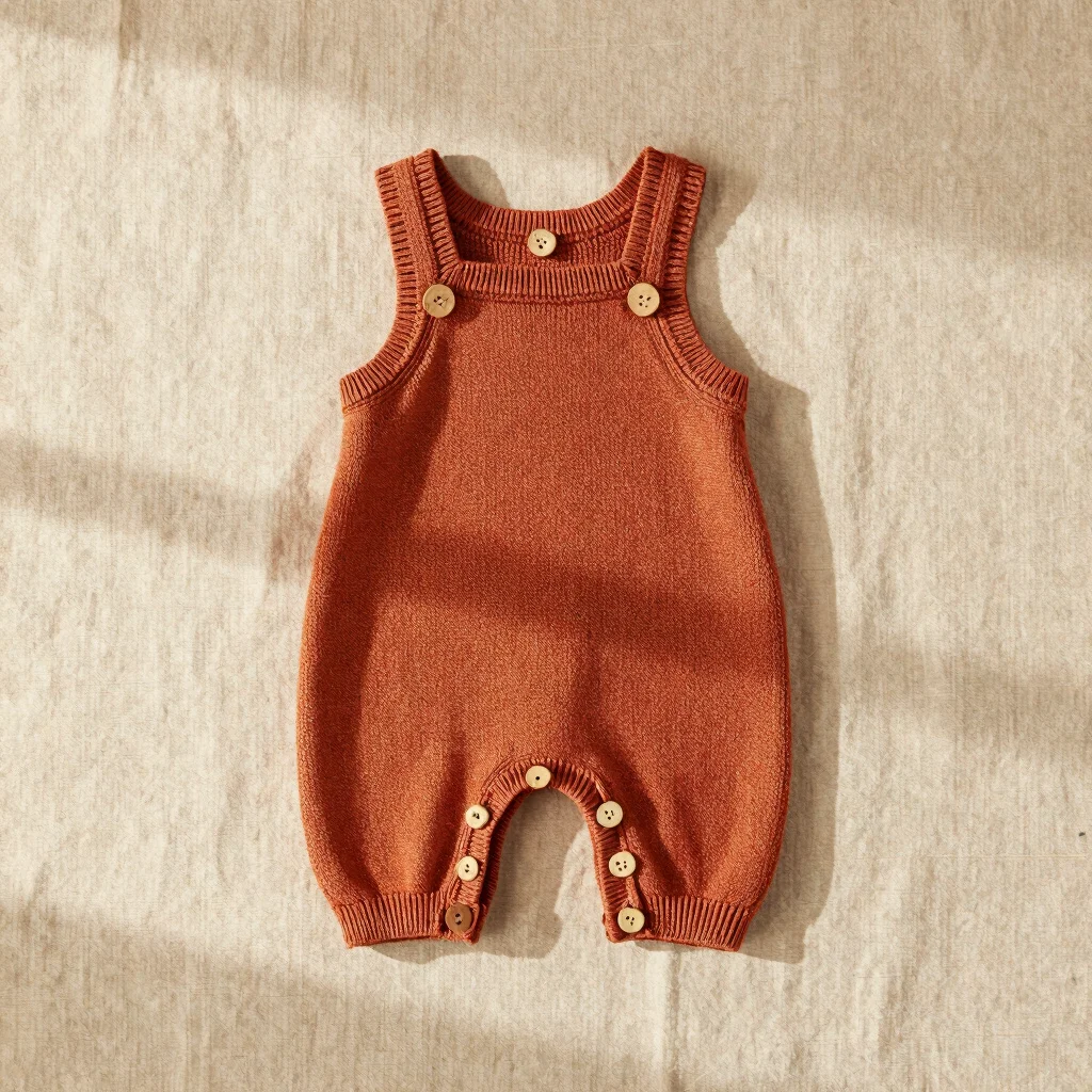 Macacão de Tricô Terracota