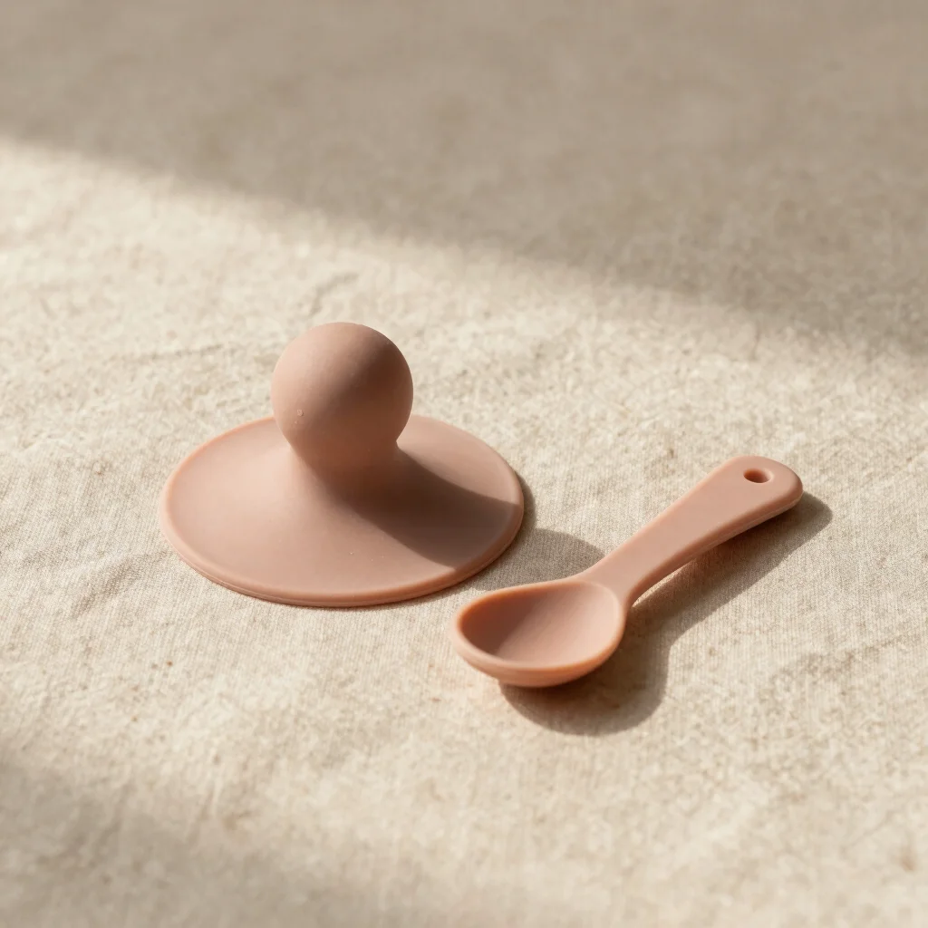 Prato de Silicone com Ventosa